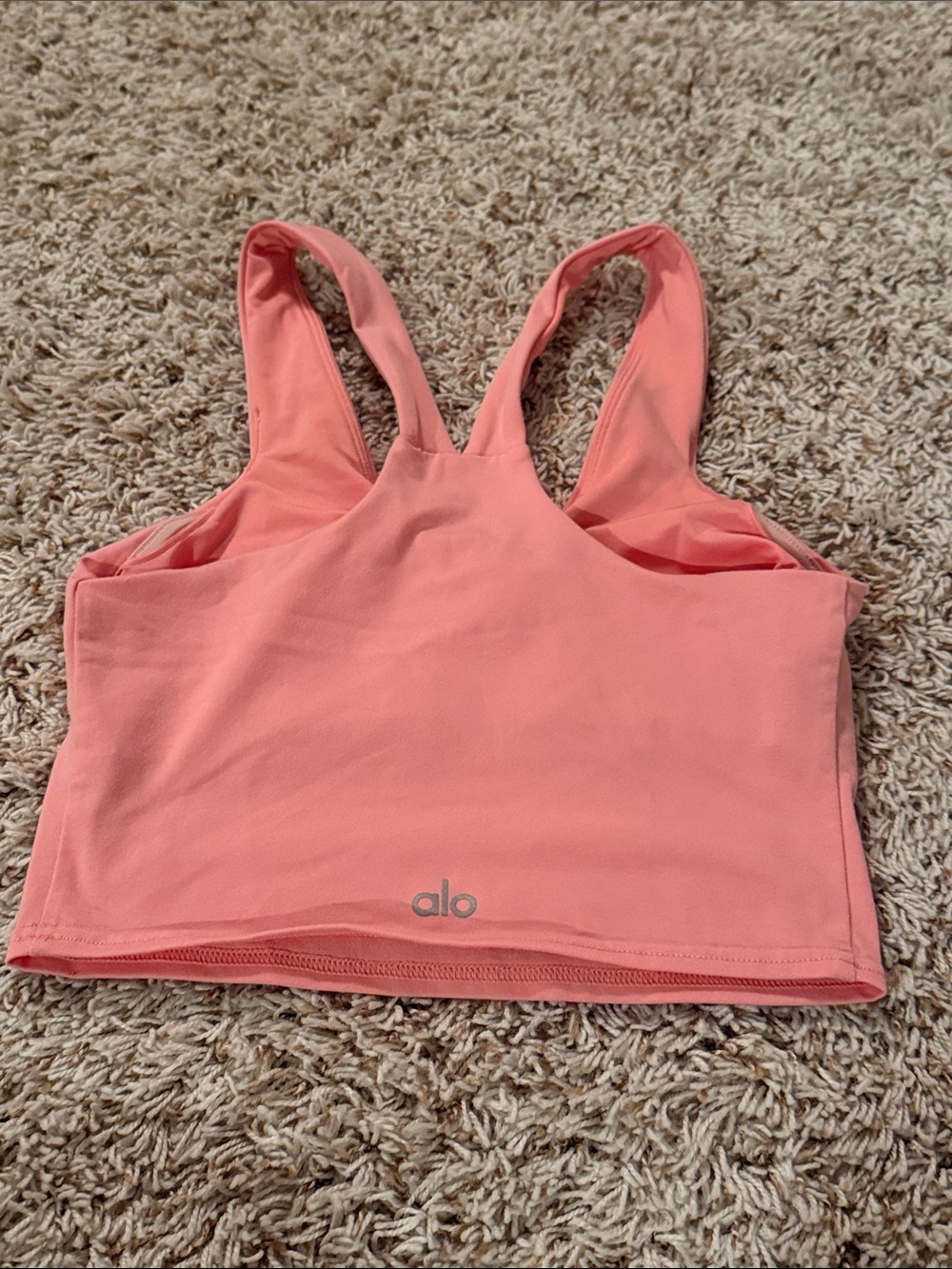 ALO Yoga Women’s Coral Sports Bra Tank Top - Picture 4 of 7